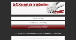 Desktop Screenshot of le-sommet-de-la-seduction.com